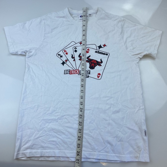 Atmos New York - Tokyo White Big Trick Energy Graphic Tee N241-31 - Picture 6 of 6